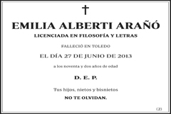 Emilia Alberti Arañó